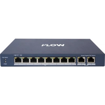 iFlow F-SW-EM610POE-VM Коммутатор PoE, управляемый, 8 портов PoE, 110 Вт